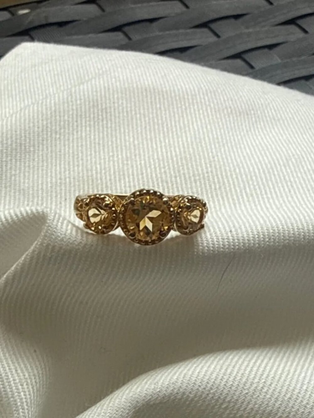 Citrine ring